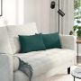 Sofa Pagalvės 2 pcs Tamsiai žalia 50 x 30 cm audinys