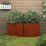 Loveliai, 2vnt., 32x30x29cm, Corten plienas