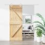 Slankios durys Natūrali ir Balta 80 x 210 cm