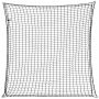 Priekabos tinklas su elastine virve, juodas, 4x4m, PP