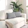 Sofa Pagalvės 2 pcs Debesų pilka 50 x 30 cm audinys