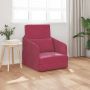 Sofa lova Vyno raudona 65 x 80 x 83 cm Aksomas