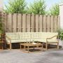 Lauko sofos komplektas 5 pcs Balta ir kreminė 79 x 79 x 37 cm