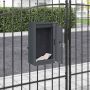 mailbox su saugykla Antracitas 30 x 20 x 55 cm Plienas