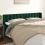 Galvūgalis su auselėmis, tamsiai žalios,183x16x78/88cm, aksomas