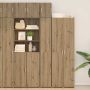 Oppbevaringsskap 3 pcs Amatininkų ąžuolas 30 x 42,5 x 225 cm