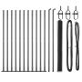 Tvorelės stulpas Pilka 25 x 1,4 m (13 mm tinklas)