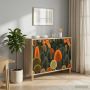 Kabalas ZAANDAM Sonoma ąžuolo 102 x 33 x 75 cm Apdirbta mediena