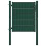 Tvoros vartai, PVC ir plienas, 100x100 cm, žali