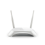TP-LINK | 3G/4G Router | TL-MR3420 | 802.11n | 300 Mbit/s | 10/100 Mbit/s | Ethernet LAN (RJ-45) ports 4 | Mesh Support No | MU-MiMO No | 3G/4G via optional USB adapter | Antenna type 2xExternal | 1xUSB 2.0