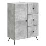 Kabalas Betono pilka 66 x 34,5 x 90 cm Apdirbta mediena