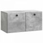 Sieninė TV spintelė Betono pilka 59,5 x 31 x 30 cm