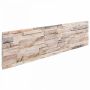 Sienų plokštės 10 pcs Balta ir raudona 100 x 25 cm EPS putos