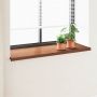 Langų palangė Ruda mediena 160 x 50 x 4,5 cm PVC