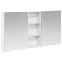 Vonios spintos komplektas su lentyna 3 pcs 130 x 14,5 x 70 cm