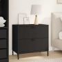 Naktinis staliukas Juoda 63.5 x 36 x 61 cm Apdirbta mediena