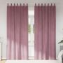 Užtemdymo užuolaidos 2 pcs Tamsiai rožinė 140 x 260 cm Aksomas