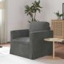 Sofa Tamsiai pilka 78 x 78 x 80 cm Aksomas