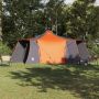 Tipi palapinė Pilka ir oranžinė 492 x 492 x 275 cm audinys