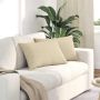 Sofa Pagalvės 2 pcs Kreminė 60 x 40 cm audinys