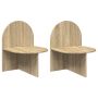 Naktinis staliukas 2 pcs Sonoma ąžuolas 48 x 49 x 65 cm