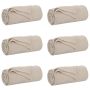 Mesti antklodės 6 pcs Smėlio 200 x 150 cm Flysas
