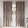 Aksominio tipo užuolaidos 2 pcs Kapučino 260 x 140 cm Aksomas