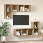 TV spintelių komplektas 4 pcs Amatininkų ąžuolas