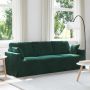 Sofa Tamsiai žalia 228 x 78 x 80 cm Aksomas