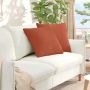 Sofa Pagalvės 2 pcs Raudona oranžinė 50 x 50 cm
