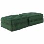 Modulinė sofa 2 pcs Žalia 140 x 70 x 36 cm Audinys