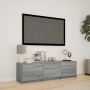 TV spintelė su LED su LED Pilka Sonoma 140 x 34 x 40 cm