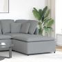 Modulinė sofa, pakojų pakojis, šviesiai pilka, 100x100x48 cm