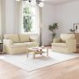 Sofa 2 pcs Kreminė 144 x 80 x 85 cm audinys