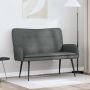 Dvitaškė sofa Tamsiai pilka 115 x 61 x 87 cm audinys