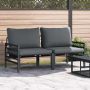Lauko Baldai 2 pcs Antracitas 80 x 80 x 71 cm Plienas
