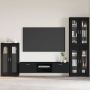 Kabalas FLORIN Juoda 55,5 x 29 x 103 cm Apdirbta mediena
