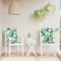 Atlošo pagalvėlės Lapelis 2 pcs Lapų raštas 100 x 50 x 3 cm