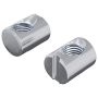 Baldų cilindrinė veržlė 2 pcs Cinkuota M6 x 13 mm Geležis
