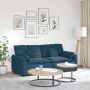 Modulinė sofa su pagalvėlėmis, mėlyna