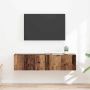 TV sieninė spintelė 2 pcs Senovinis medis 60 x 31 x 29.5 cm