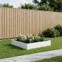 Sodo vazonas Balta 80 x 80 x 20 cm Šaltai valcuotas plienas