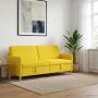Sofa su saugojimo vieta Šviesi geltona 192 x 78 x 87 cm
