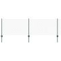 Tvora su stulpais Žalia 0,8 x 10 m Plienas ir PVC