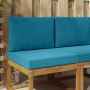Lauko sofa pagalvėlė 2 pcs Karališka mėlyna Poliesteris