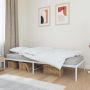 Metalinis lovos rėmas, baltos spalvos, 90x200cm
