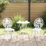 Sodo Bistro Rinkinys 3 pcs Balta Aliuminis