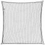 Priekabos tinklas su elastine virve, juodas, 3x3m, PP