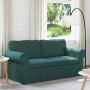 Sofa Tamsiai žalia 215 x 82 x 80 cm audinys