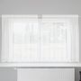 Nėrinių Užuolaida Gėlių Balta 140 x 200 cm Poliesteris